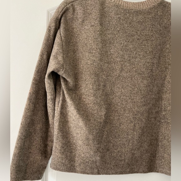NWT Zara Knit Brown Sweater - Picture 6 of 6